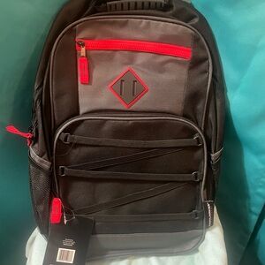 Black and Red Backpack Unisex NWT